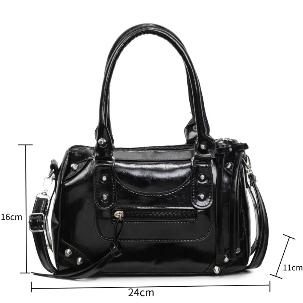 High-Quality Textured Women's Handbags Fashionable Versatile