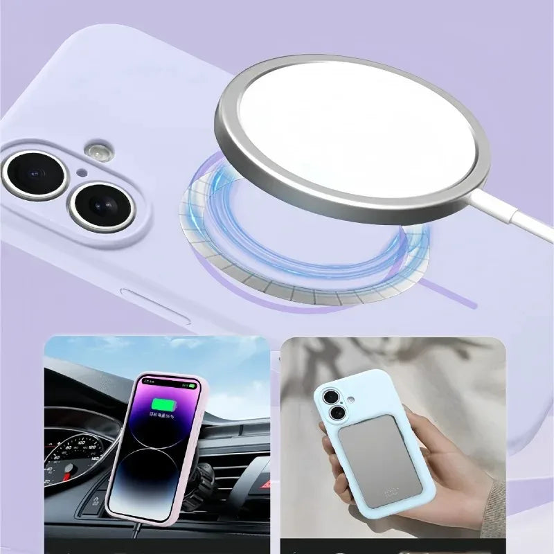Liquid Silicone MagSafe iPhone Case – Multi-Color