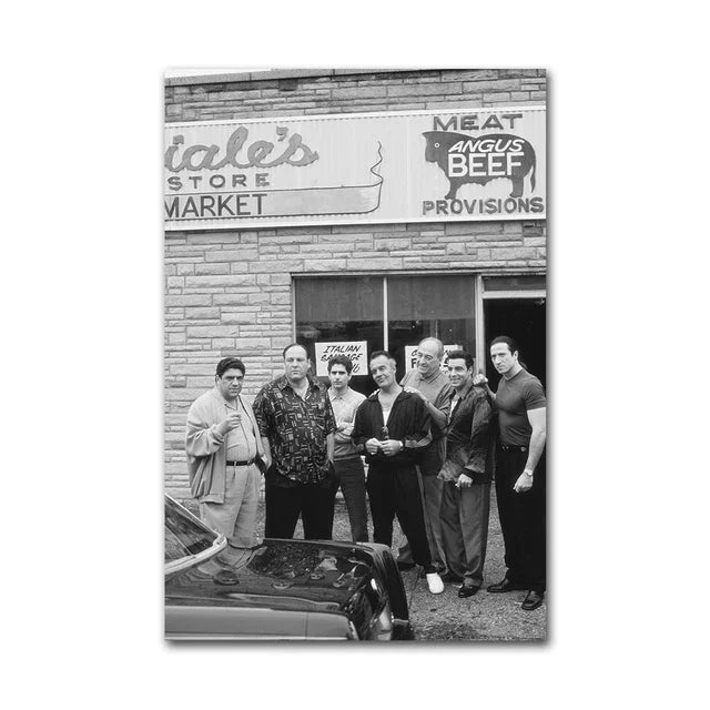 The Sopranos Canvas Print – Classic TV Series Wall Art