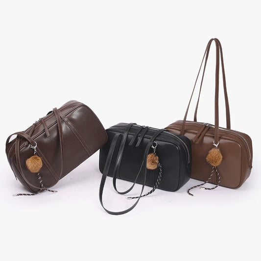 Fashion Genuine Cowhide Leather Women's Shoulder Bag