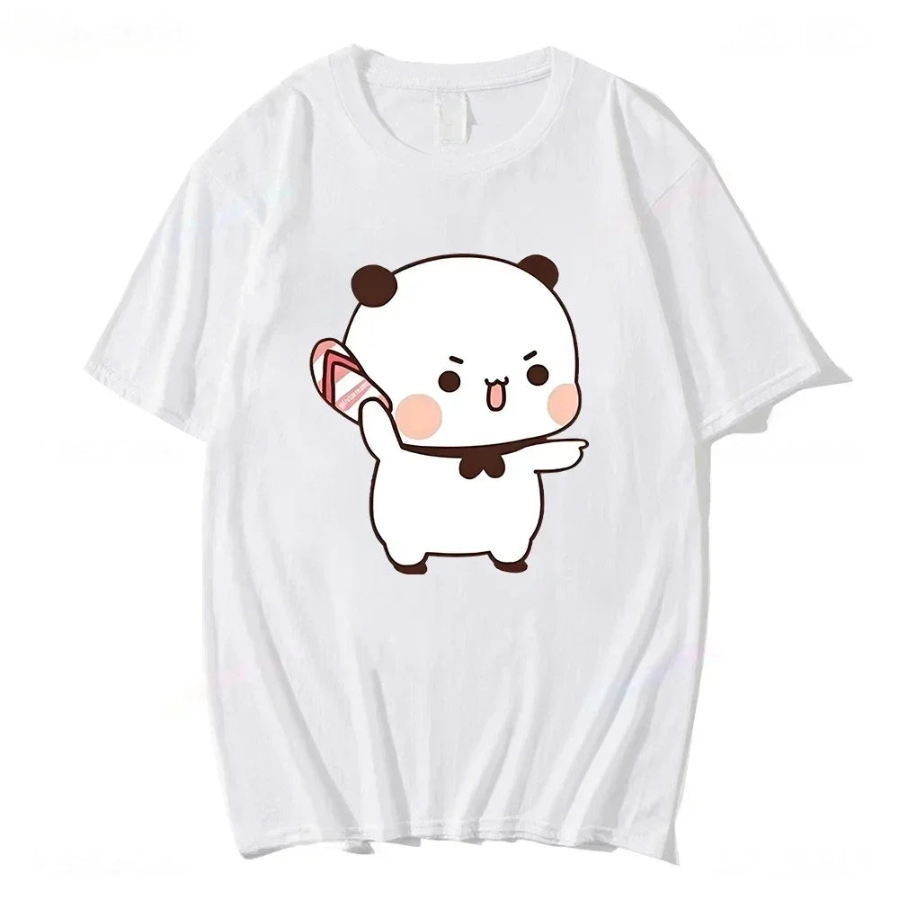 Bubu & Dudu Couple Graphic T-Shirt – Funny Bear Meme Tee