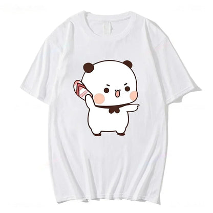 Bubu & Dudu Couple Graphic T-Shirt – Funny Bear Meme Tee