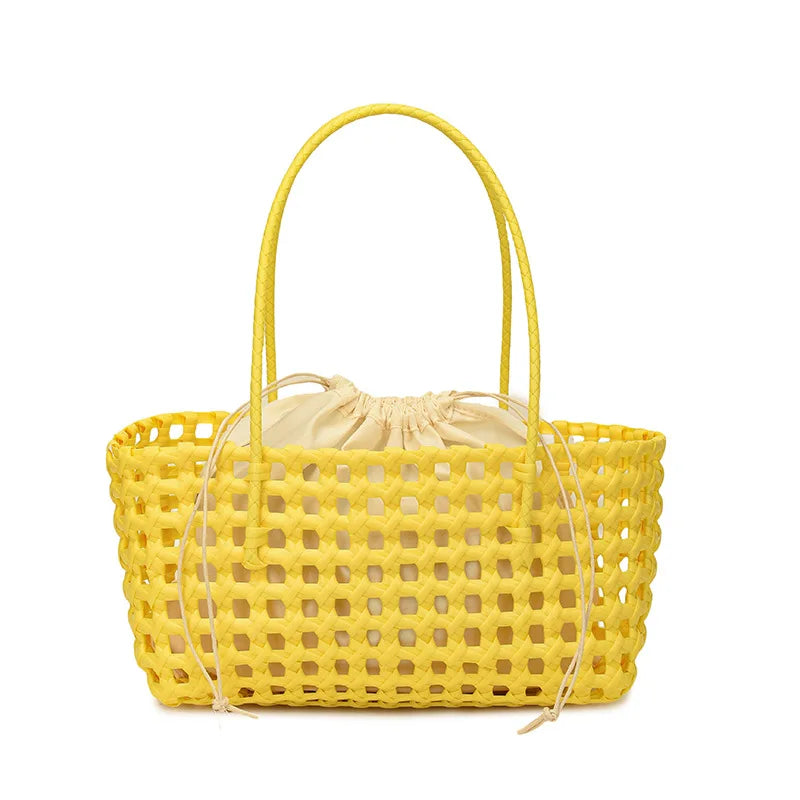 Vegetable Basket Women Straw Bags