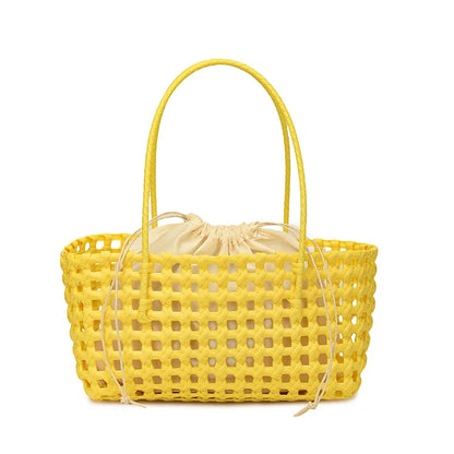 Vegetable Basket Women Straw Bags