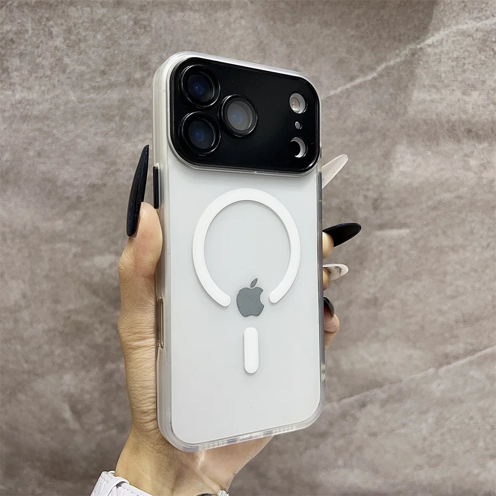 MagSafe iPhone Case – Matte Translucent with Camera Protector