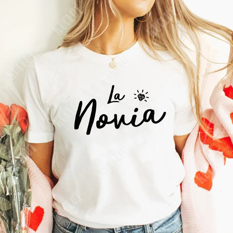 Bachelorette Party T-Shirt – Bride Squad Hen Party Tee