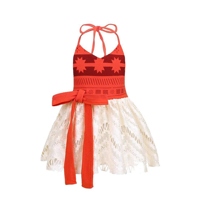 Moana Dress Costume For Girls Halloween Party
