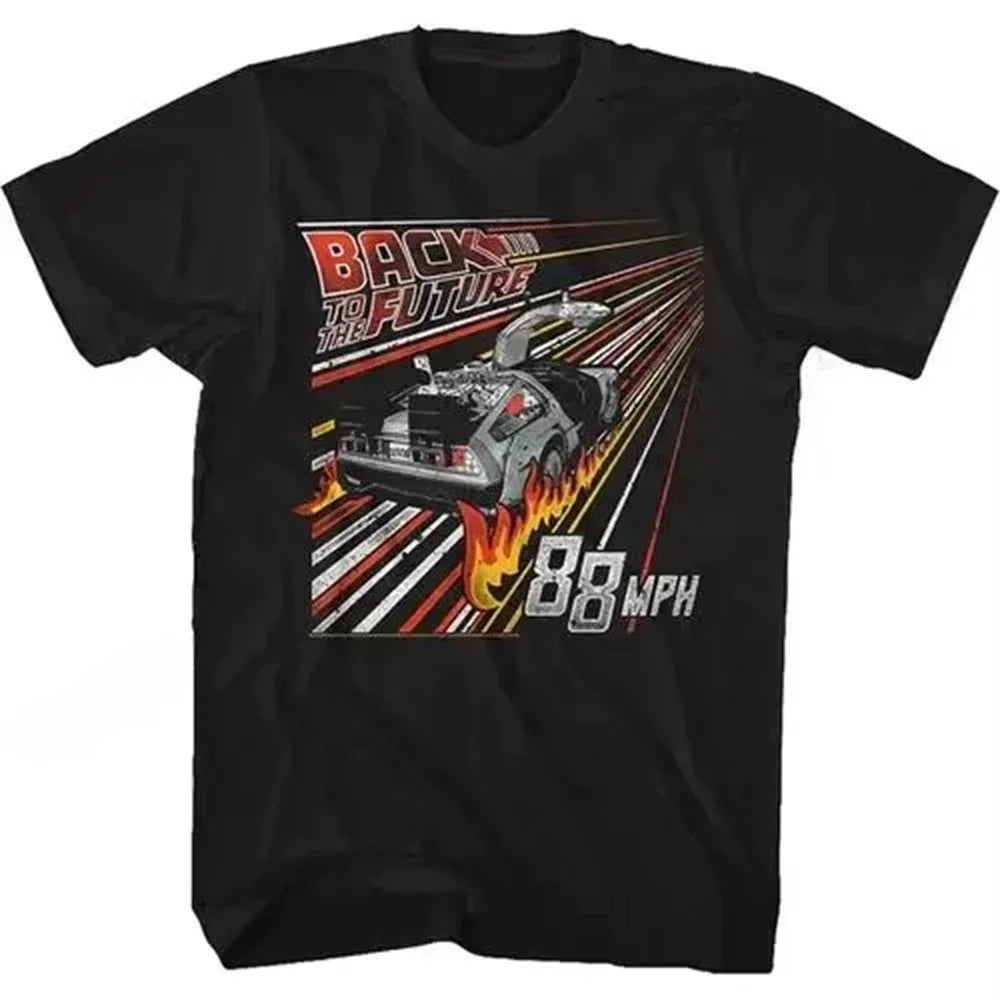 Back to the Future 88 MPH DeLorean Graphic T-Shirt