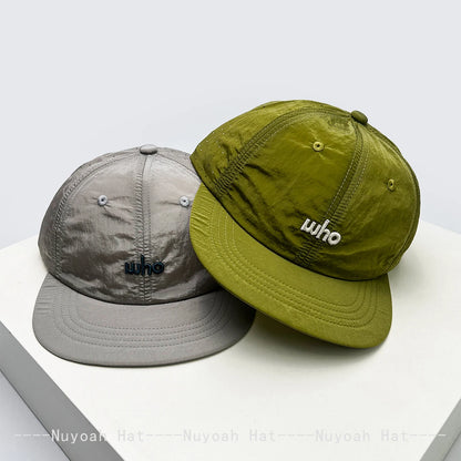 Embroidered Baseball Cap – Quick-Dry Mesh Snapback
