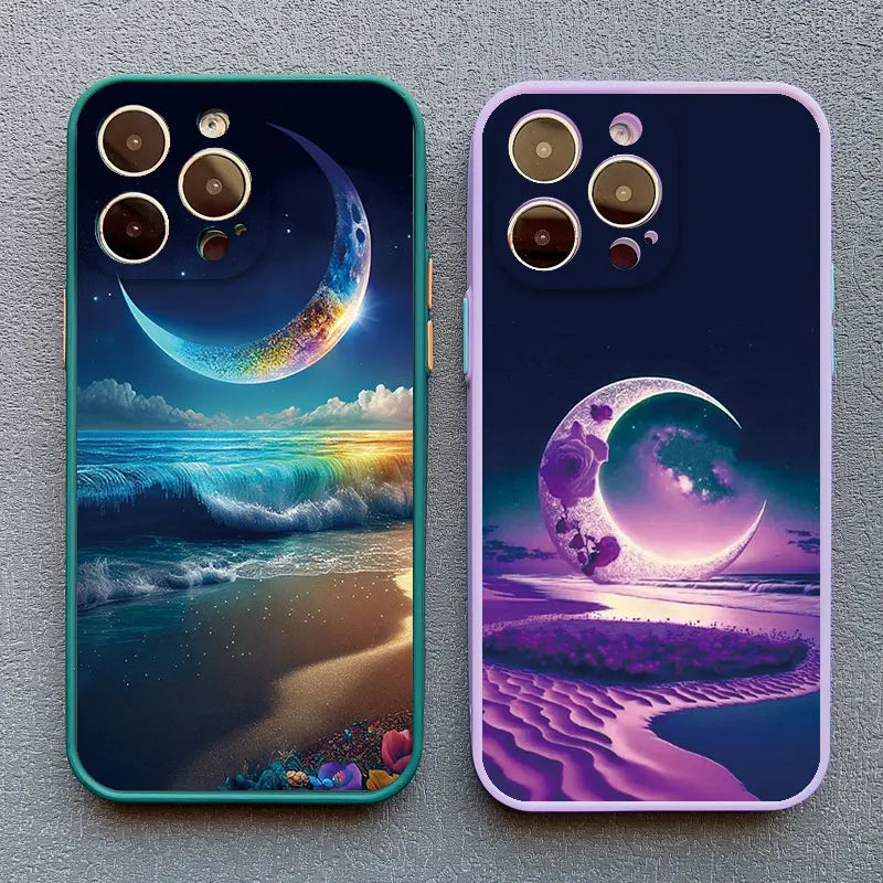 Starry Night Beach Art iPhone Case – iPhone 11 to 17 Series
