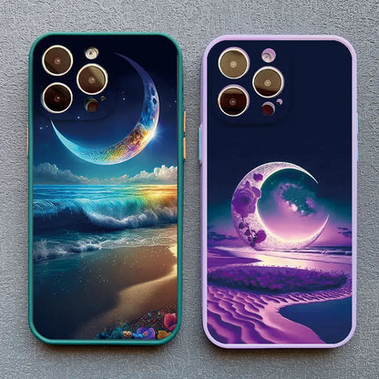 Starry Night Beach Art iPhone Case – iPhone 11 to 17 Series