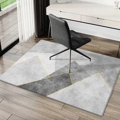 Vikama Modern Minimalist Rug Study Office Computer Desk Gaming Chair Anti-Slip Mat Bedroom Carpet