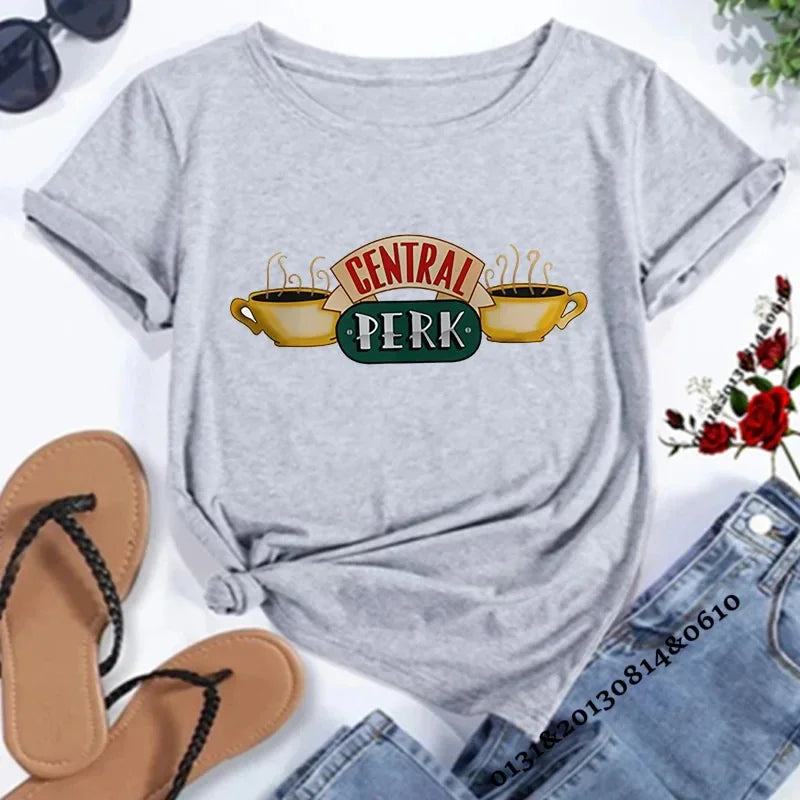 Central Perk T-Shirt – Friends TV Show Women's Graphic Tee