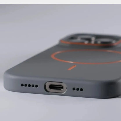 MagSafe iPhone Case Ultra Thin Matte Color-Accent Cover