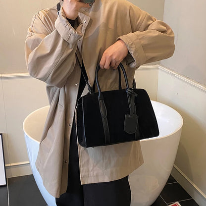 Women Suede Shoulder Bag