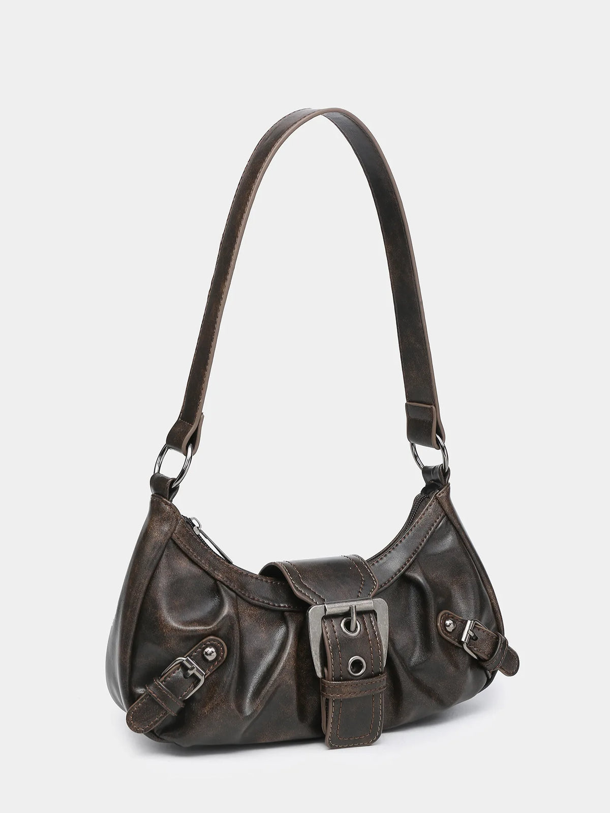 Maillard Y2K Vintage Leather Shoulder Bag
