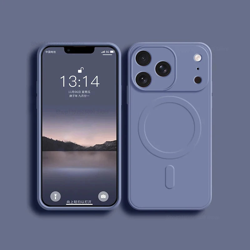 MagSafe Magnetic Liquid Silicone iPhone Case – iPhone 11 to 17 Series