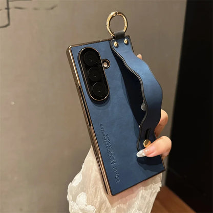 Samsung Galaxy Z Fold Case – Wavy Cover with Wrist Strap Holder