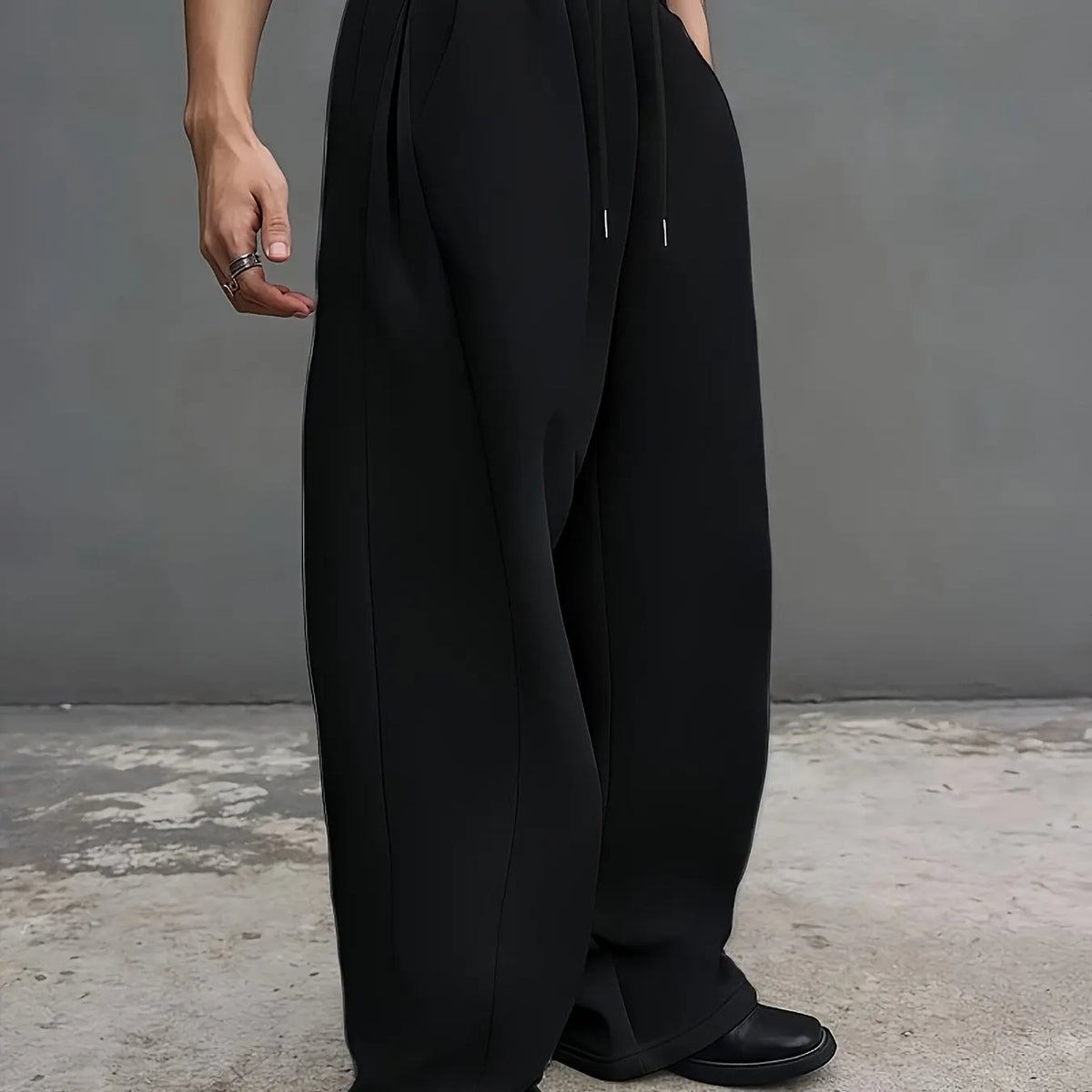 Men's Wide-Leg Sweatpants – Oversized Loose Fit Trousers
