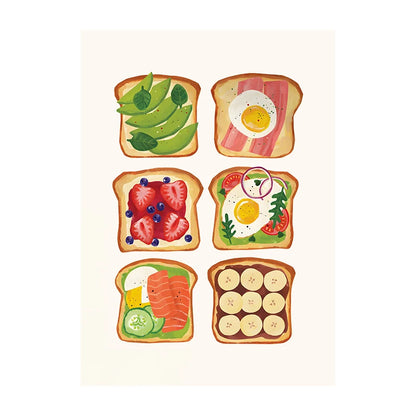 Minimalist Kitchen Wall Art Poster – Food Print for Home Decor