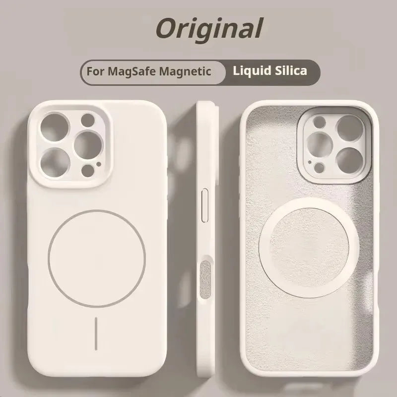 Liquid Silicone MagSafe iPhone Case – Multi-Color