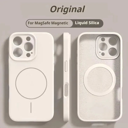 Liquid Silicone MagSafe iPhone Case – Multi-Color