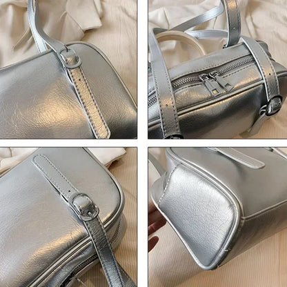 Green Commuter Luxury Designer Handbags Pure Color Causal Bag
