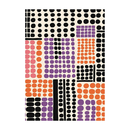 Mid-Century Modern Wall Art Poster – Retro Abstract Geometric Print