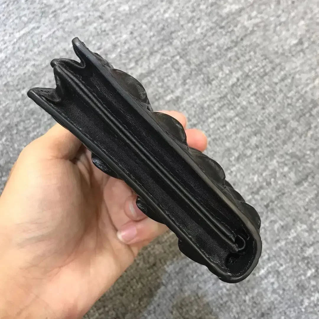 Crocodile Genuine Leather Bifold Wallet for Men