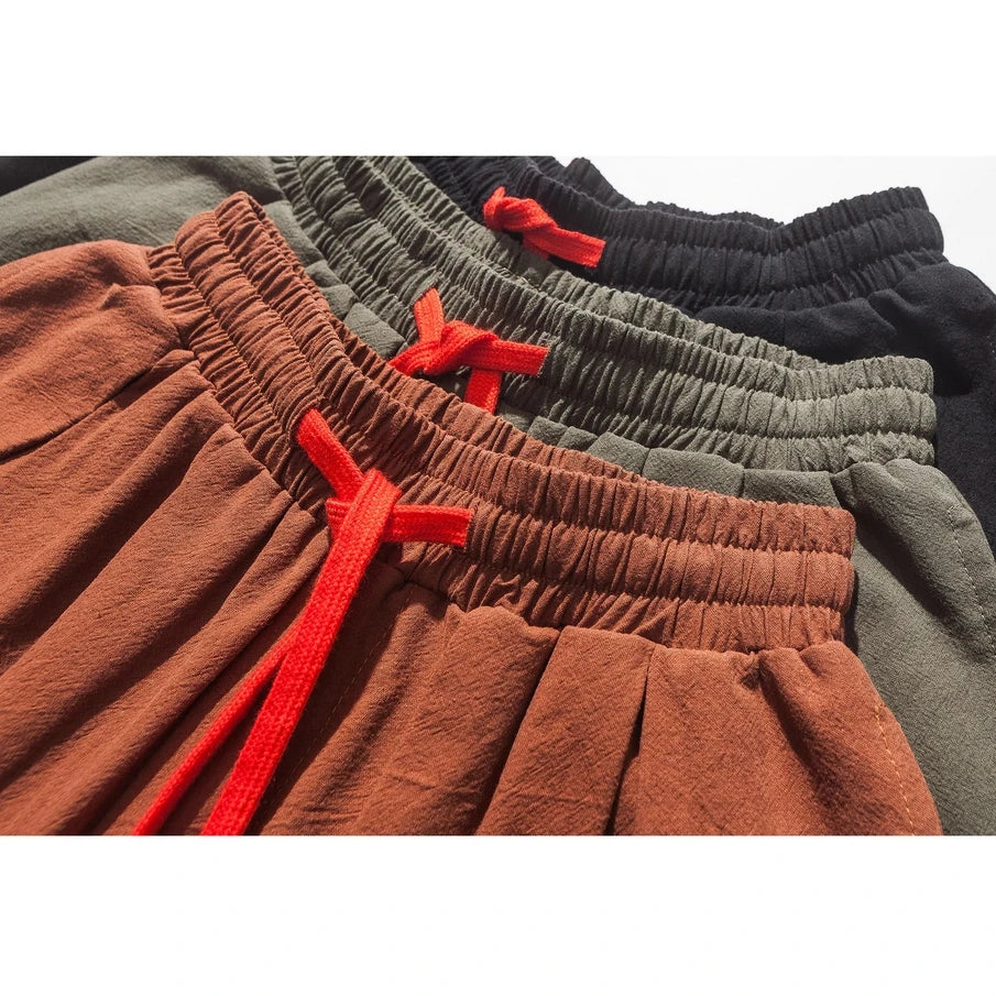 Men's Cotton Linen Harem Pants – Chinese Style Joggers