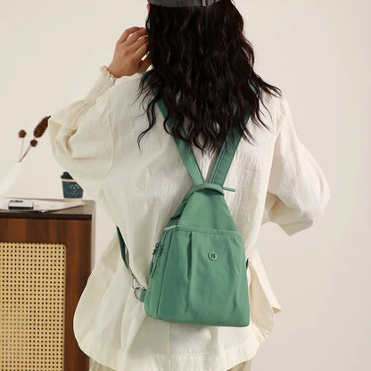 Waterproof Sling Crossbody Bag Women Multi-Functional Backpack