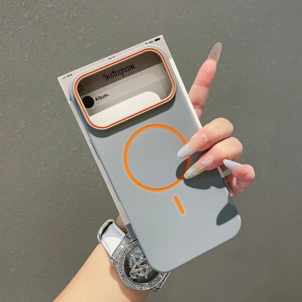 MagSafe Matte TPU iPhone Case – Candy Color, Wireless Charging Compatible