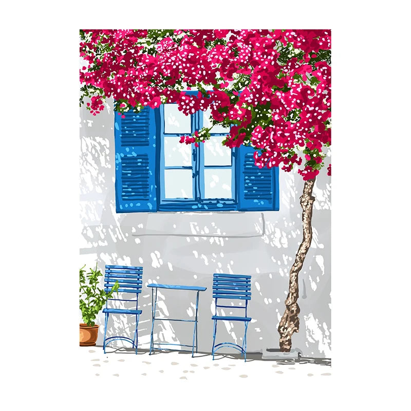 Tropical Illustration Canvas Wall Art – Boho Nature Poster