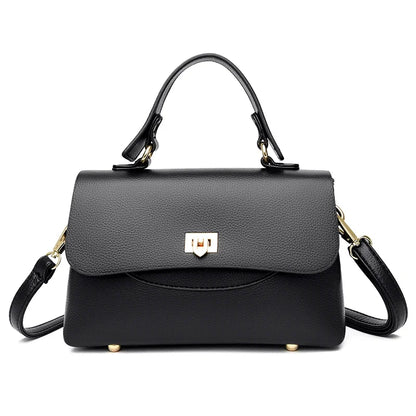 Designer Leather Handbag for Women – Multilayer Crossbody Shoulder Bag