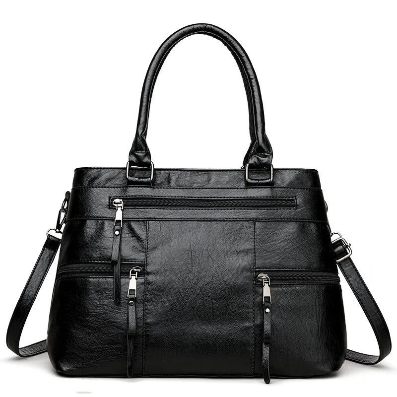 Elegant Handbag For Women High Quality Leather Top-Handle Bags