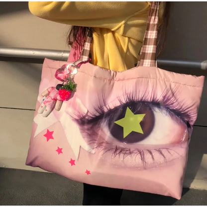 Brand Portrait Print Tote Bag