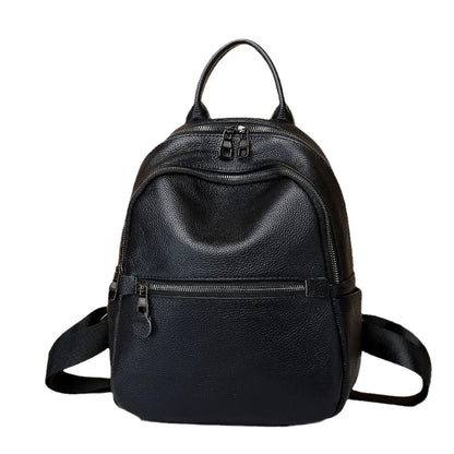 Genuine Leather Women's Backpack – Stylish Daily Bag