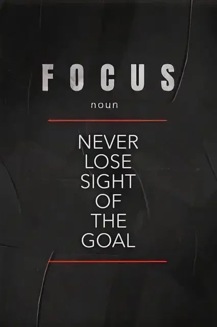 Motivational Definition Wall Art Print – Believe, Discipline, Focus Poster