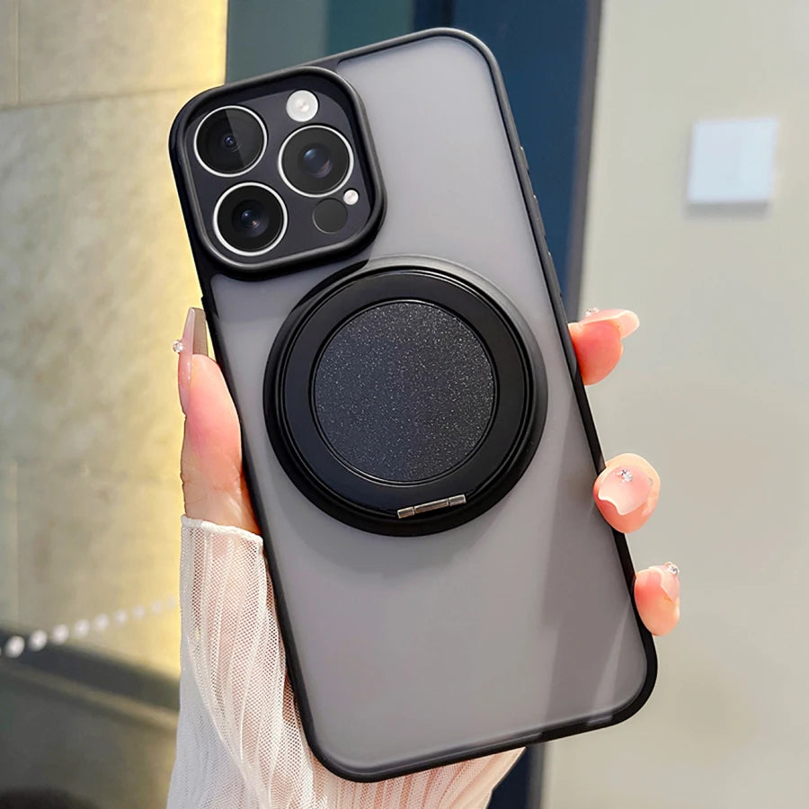 Magnetic Ring iPhone Case with Kickstand – iPhone 11 to 17 & Air