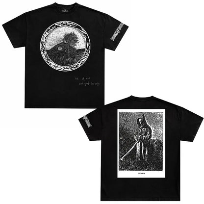 Ghost Mountain Gothic Hoodie – Y2K Sematary Print Unisex Sweatshirt