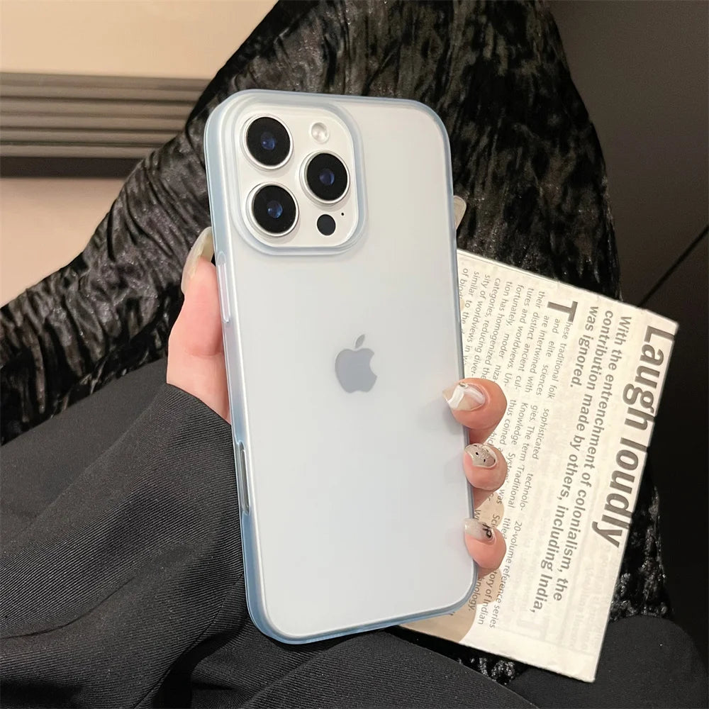 Matte Candy Transparent iPhone Case – iPhone 17 / 16 / 15 / 14 / 13 / 12 / 11 / XR / XS Max