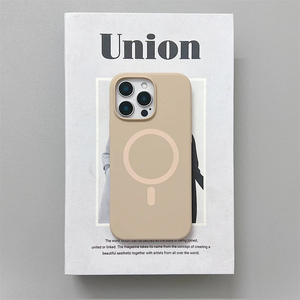 MagSafe Liquid Silicone iPhone Case – iPhone 12 to 16 Pro Max
