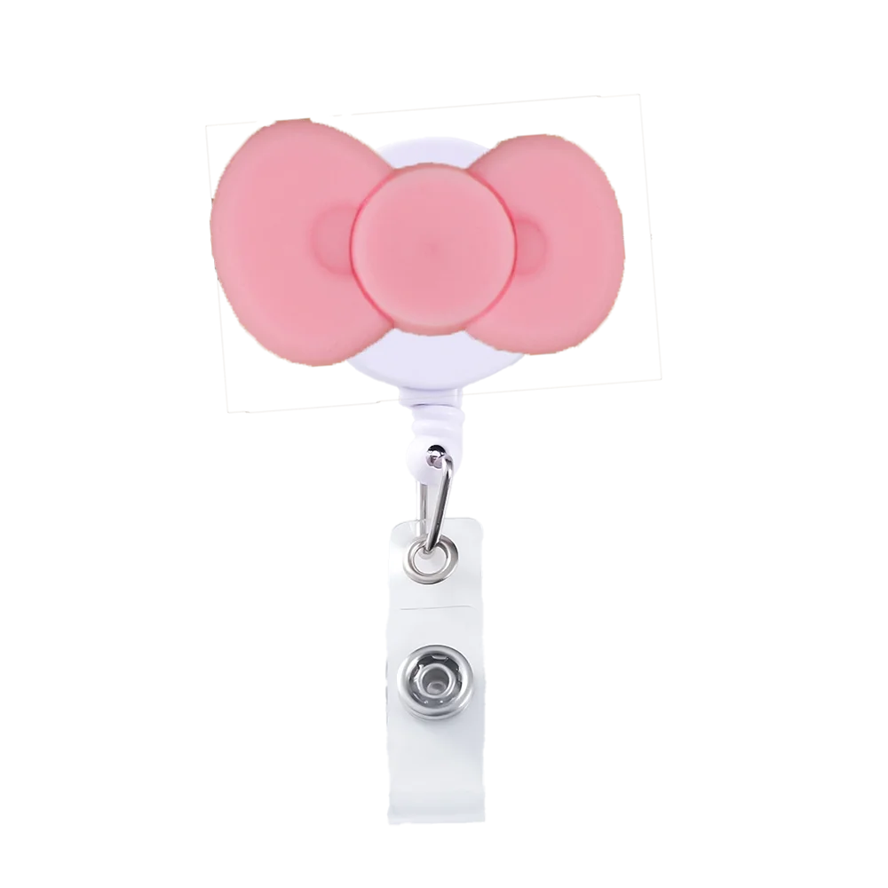 Sanrio Cat Retractable Badge Reel Keychain