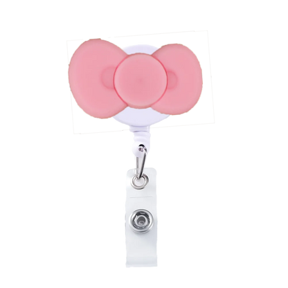 Sanrio Cat Retractable Badge Reel Keychain