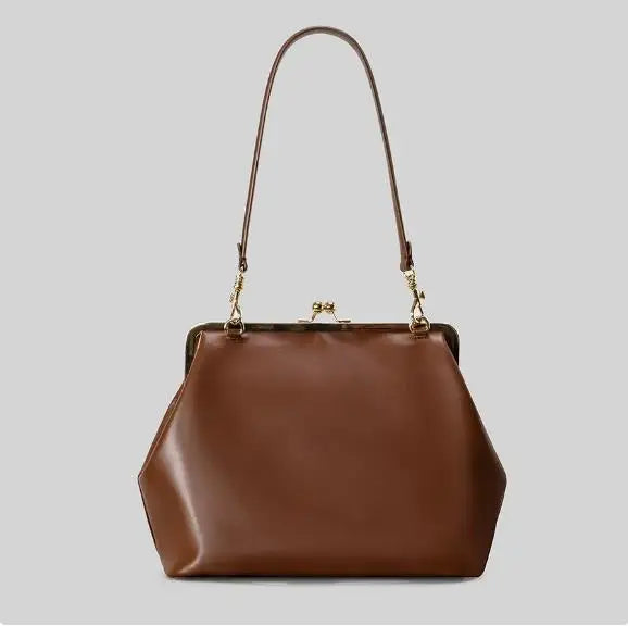 Luxury Clip Clasp Shoulder Bag – Women's Elegant Handbag