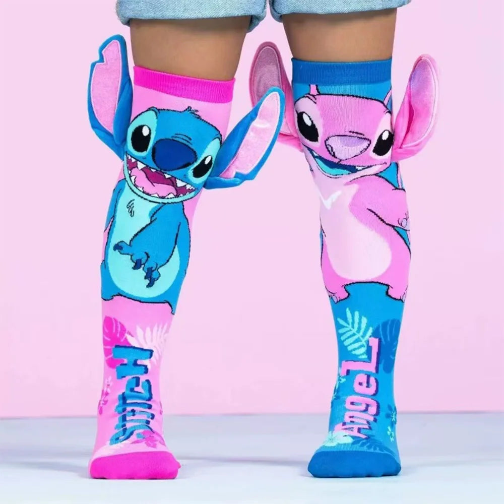 Disney Stitch Funny Cartoon Socks