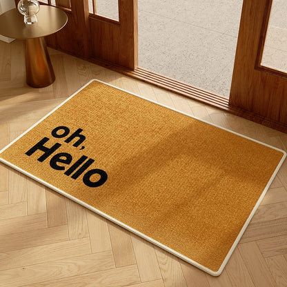 Loop Pile Entryway Rug – Waterproof Non-Slip Floor Mat for Home