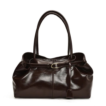 Vintage Handbag for Women Large Capacity New Underarm Commuting Bag