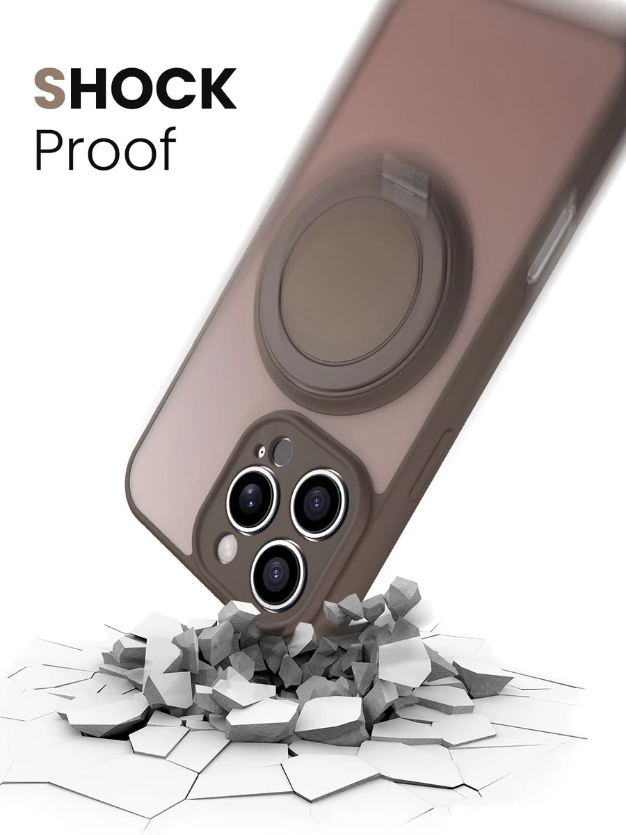 Magnetic Ring iPhone Case with Kickstand – iPhone 11 to 17 & Air