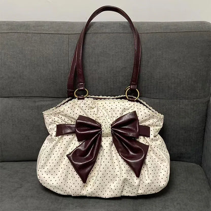 Chic Polka Dot Tote Bag